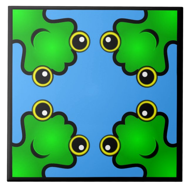 Carreaux décoratifs - Frogs Doodle (Devant)