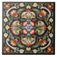 Carreaux décoratifs norvégiens de romantisme 2