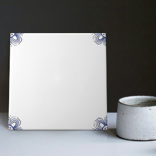 Carreaux Delft Bleu assortis au mélange d'indigo h