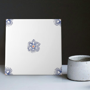 Carreaux Delft Blue assortis au mélange Indigo hol