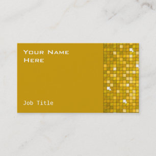 Carreaux Disco "Gold" côté carte de visite