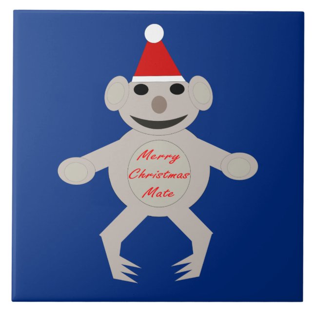 Carreaux d'ours Koala de Noël australien (Devant)