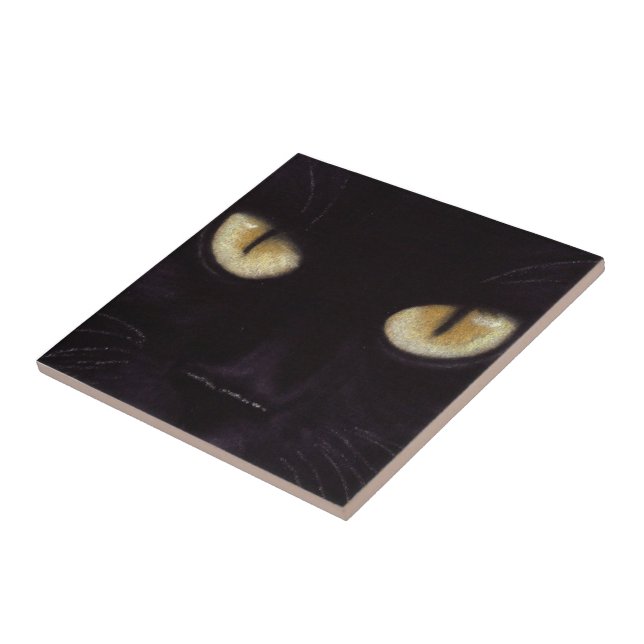 Carreaux d'yeux de chat noir (Côté)