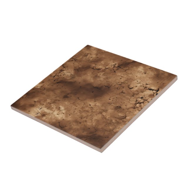 carreaux en céramique 3d marron foncé (Côté)