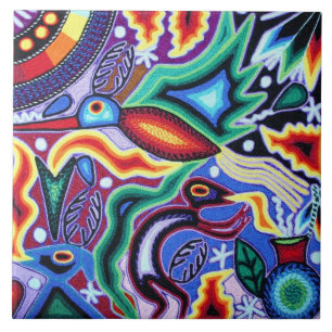 Carreaux en céramique - Art mexicain de la faune