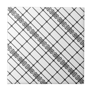 Carreaux en céramique blanc et noir