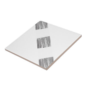 Carreaux en céramique blanc et noir
