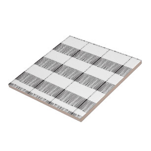 Carreaux en céramique blanc et noir