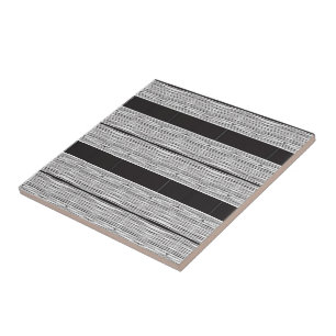 Carreaux en céramique blanc et noir