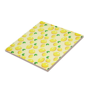 Carreaux en céramique citrons jaunes