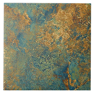 Carreaux en céramique - couleur rouille texturée