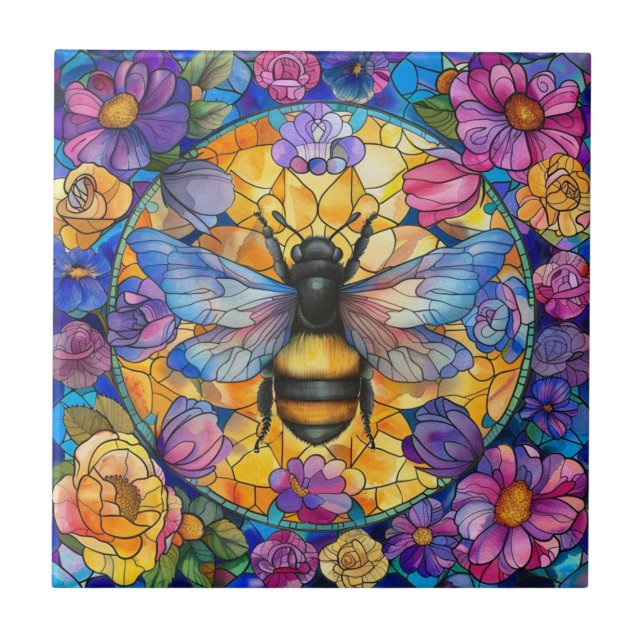 Carreaux en céramique d'abeille (Devant)