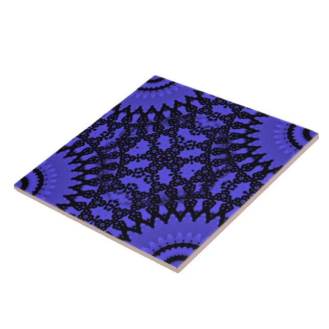 Carreaux en céramique dentée (Côté)