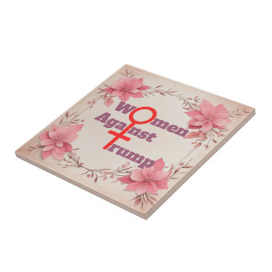 Carreaux en céramique des femmes contre Trump