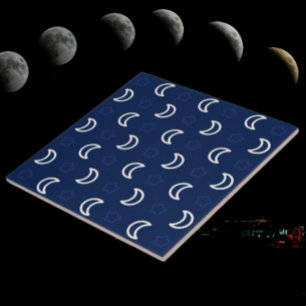 Carreaux en céramique Étoiles et Lune célestes – B