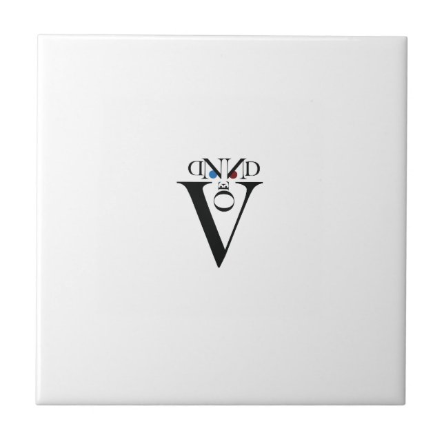 Carreaux en céramique face lettre (Devant)