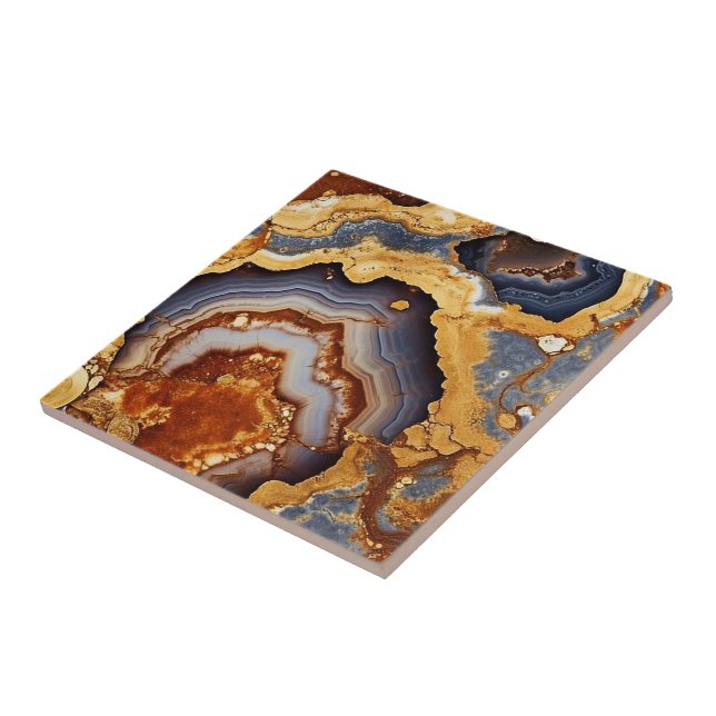 Carreaux en céramique Gold Vein Agate (Côté)