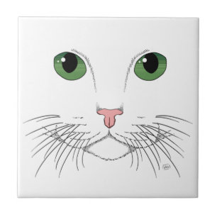 Carreaux en céramique Green Eyed Cat