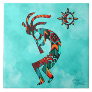 Carreaux en céramique Kokopelli Sud-Ouest