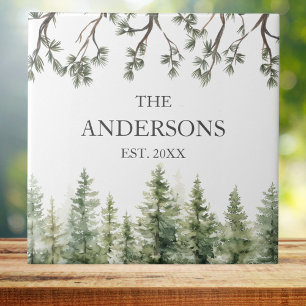 Carreaux en céramique Monogram aquarelle arbres et