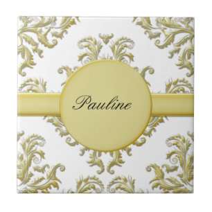 Carreaux en céramique Monogramme Or