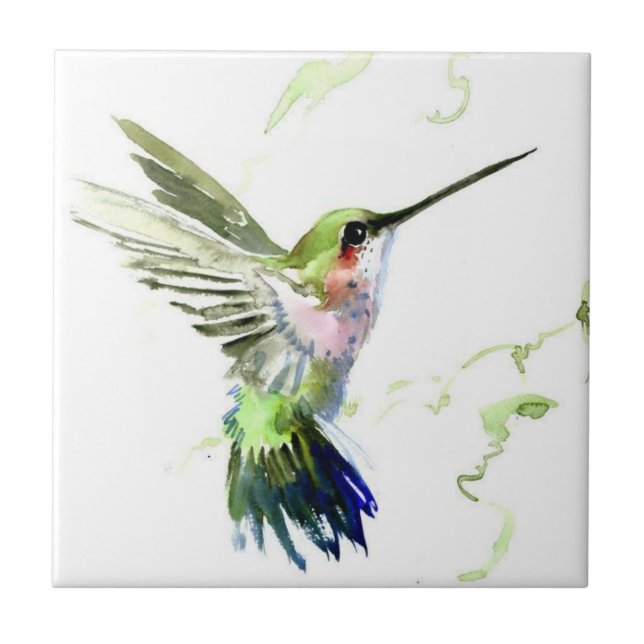 Carreaux en céramique - Oiseau de charme (Devant)