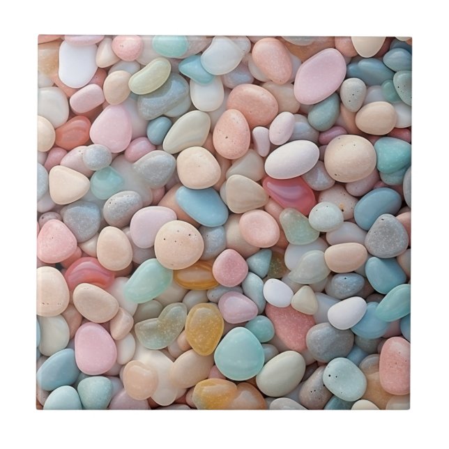 Carreaux en céramique Pastel Pebbles (Devant)