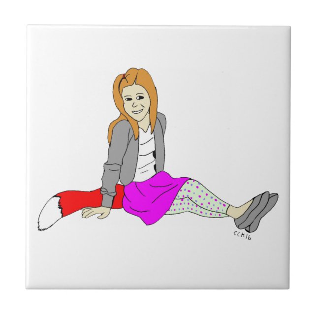 carreaux en céramique pour fille foxy (Devant)