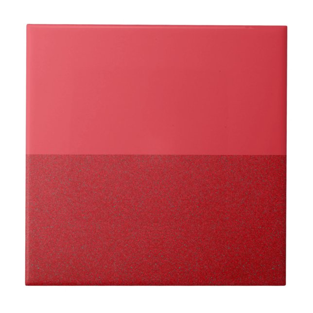 Carreaux en céramique rouge tomate à double textur (Devant)