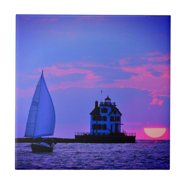 Carreaux en céramique Sunset Sail (Devant)