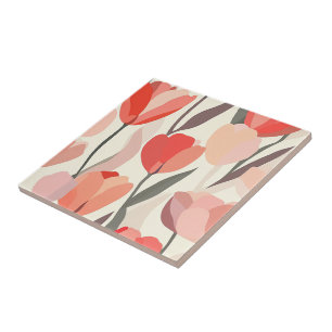Carreaux En Céramique Tulipe Florale cool Pour Pla