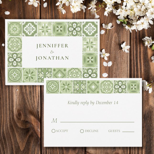 Carreaux espagnols verts (Créateur téléchargé)