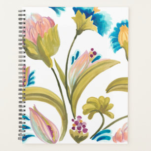 Carreaux floraux de l'abbaye - Fleurs de printemps