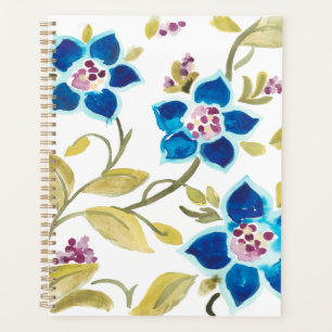 Carreaux floraux de l'abbaye - Flores bleues