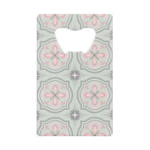 Carreaux Floraux Pastel Vert
