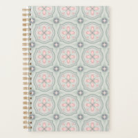 Carreaux Floraux Pastel Vert