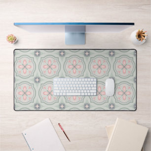 Carreaux Floraux Pastel Vert