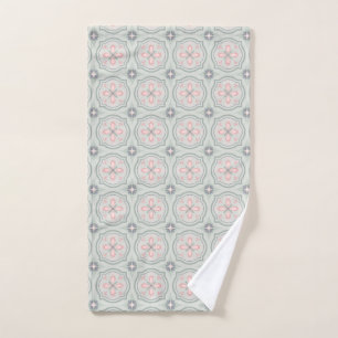 Carreaux Floraux Pastel Verts