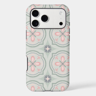 Carreaux Floraux Pastel Verts
