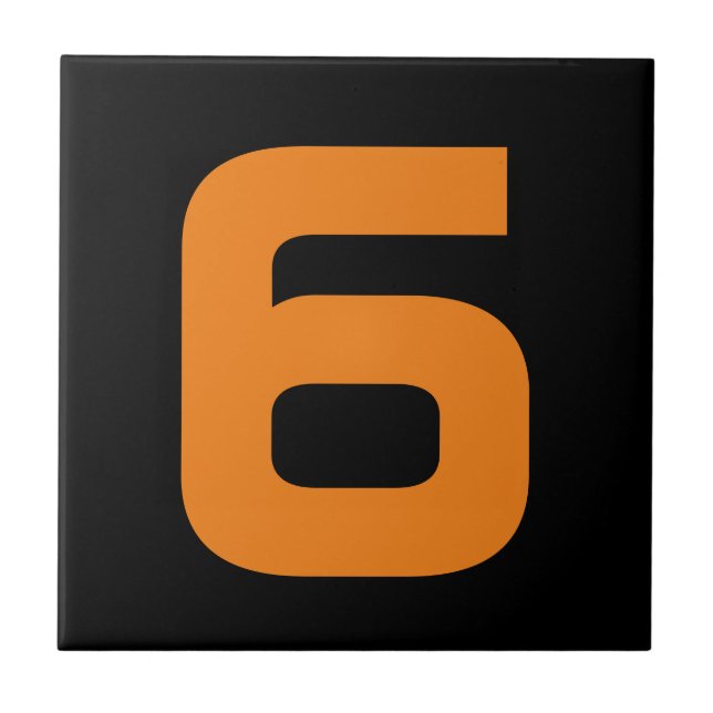 Carreaux funky House Numbers (Devant)