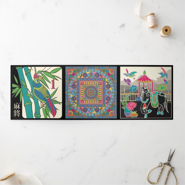 Carreaux Mah Jongg Triple Carte (Extérieur)