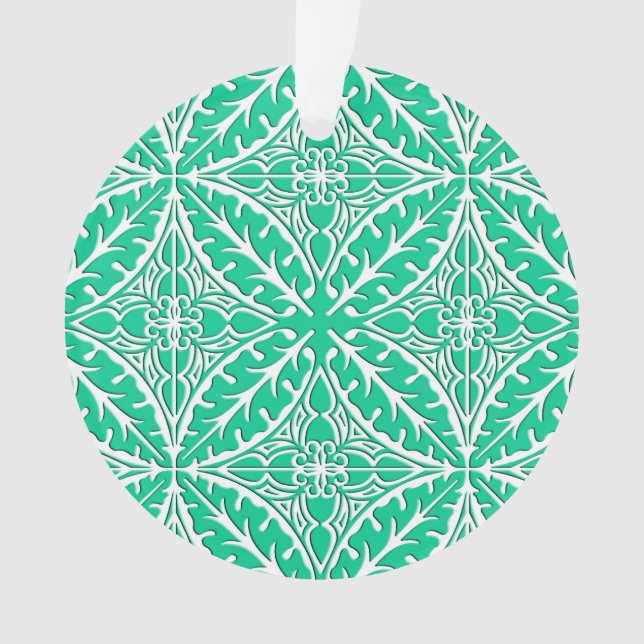 carreaux marocains - turquoise et blanc (devant)