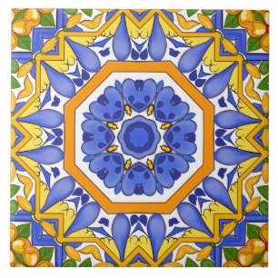 carreaux méditerranéens, majolique, sicilien,