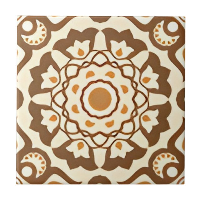 carreaux motifs du cercle doré du moyen-orient (Devant)
