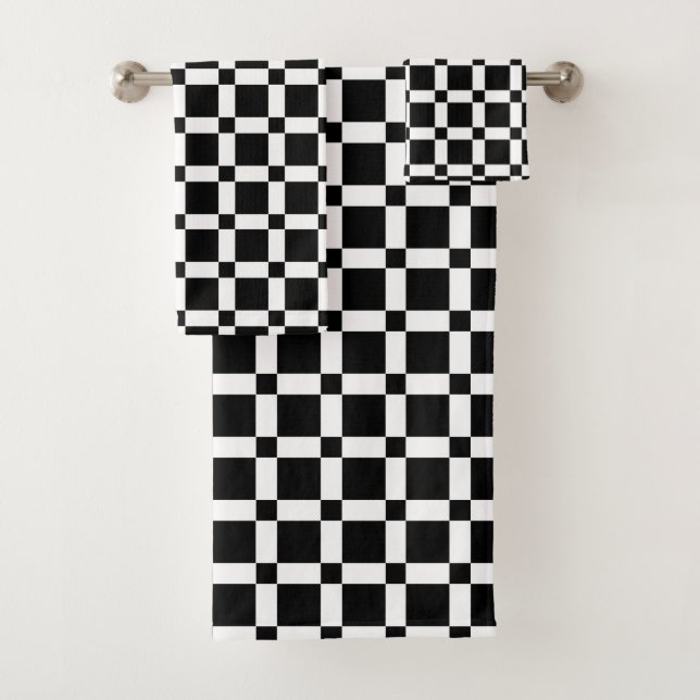 Carreaux noirs et blancs (En situation)