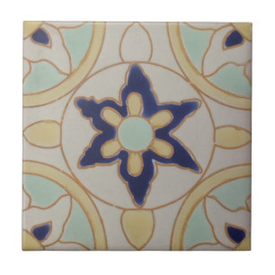 Carreaux portugais Azulejo - Bleu Vintage 4x4