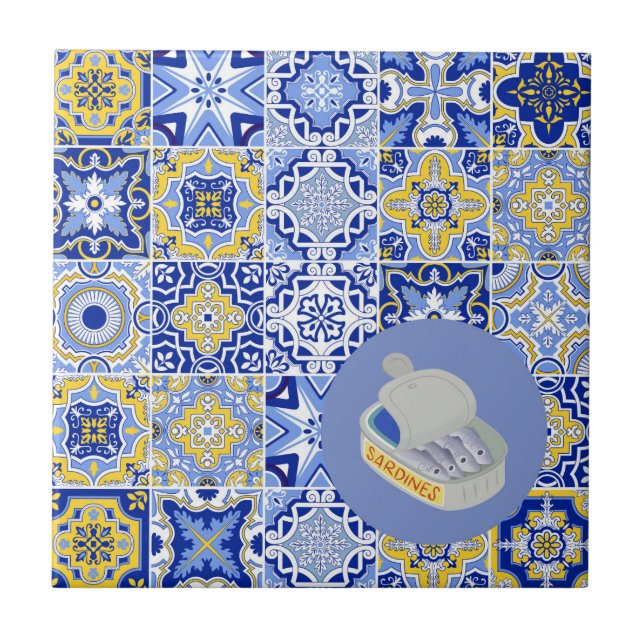 Carreaux portugais et sardines (Devant)