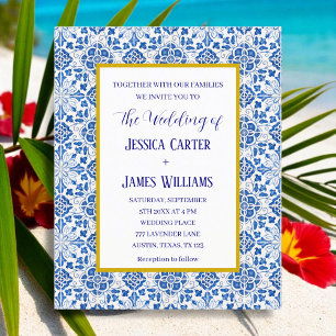 Carreaux portugais rustiques Mariage méditerranéen