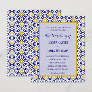 Carreaux portugais rustiques Mariage méditerranéen