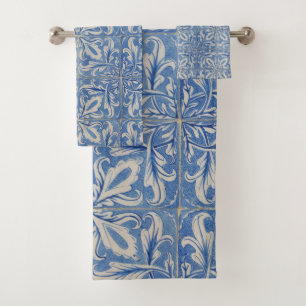 Carreaux portugais Vintage Azulejos Bleu Blanc